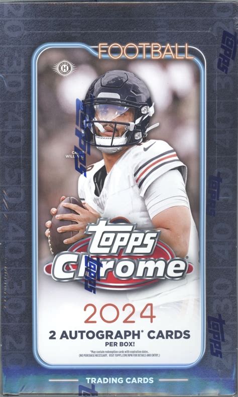 Topps Chrome Football Hobby Box Mvp Sports Cards