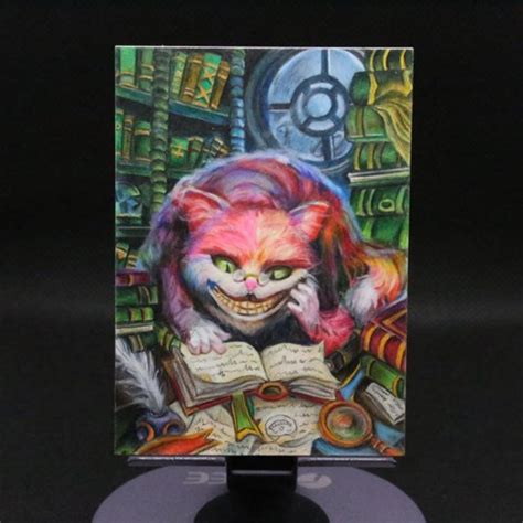 Cheshire Cat Alice in Wonderland Disney 1/1 Origin Sketch Card By Ice ...