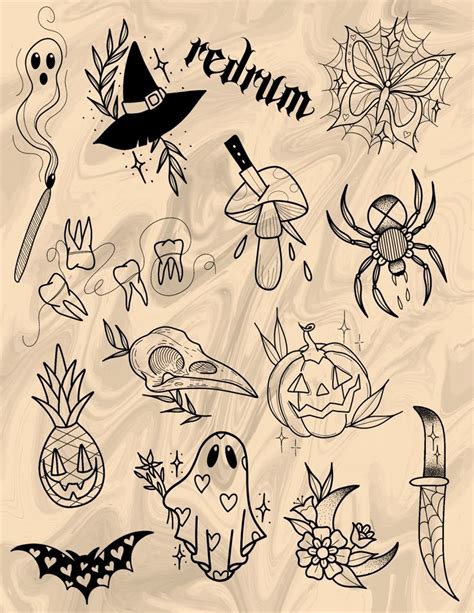 Spooky Halloween Tattoos And Piercings