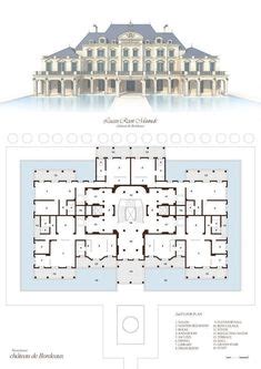 Elegant Mansion Layout Palace Floor Plan Castle Layout Castle House