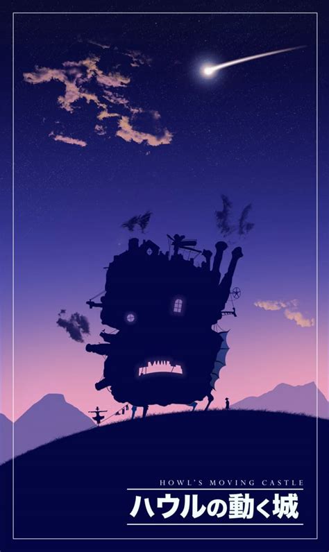 Howls Moving Castle Howl S Moving Castle Poster Studio Ghibli Movies