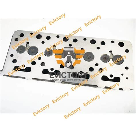 For Kubota Engine V Cylinder Head Assy Full Gasket Kit Bobcat