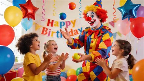clowns  birthday parties   area