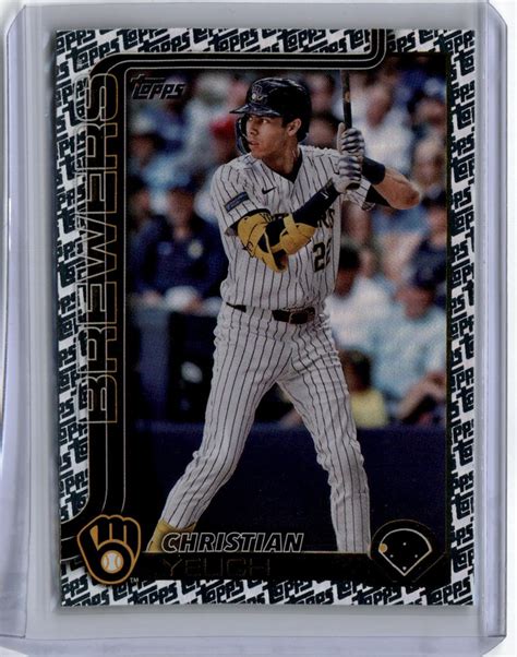 2025 Topps Christian Yelich 49 Fanatics Holo Foil Milwaukee Brewers EBay