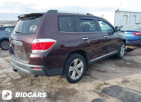 Toyota Highlander Limited V Tddk Eh Cs Bidcars