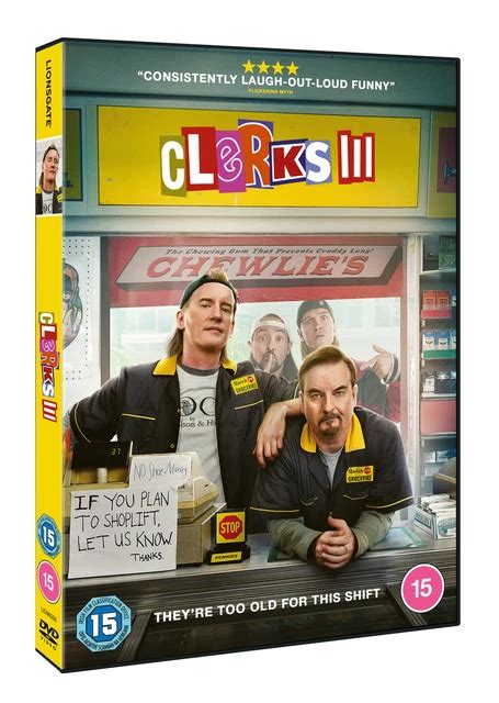 CLERKS III DVD Kevin Smith Trevor Fehrman Rosario Dawson Brian O