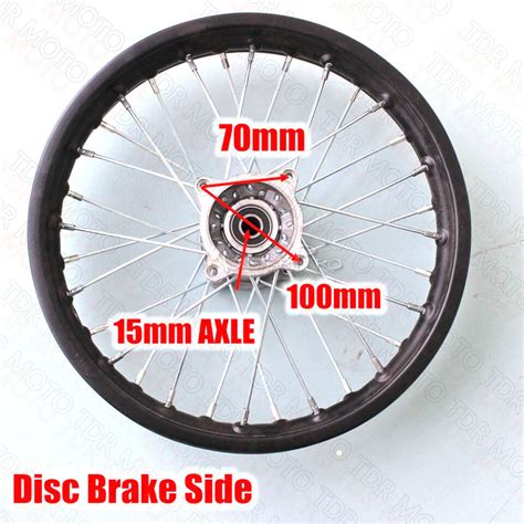 Inch Alloy Rear Back Wheel Rim Pit Pro Trail Bigfoot Dirt