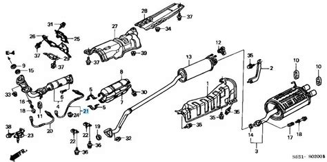 Honda Genuine Oem Civic Ep Integra Dc Type R O Oxygen Sensor Parts