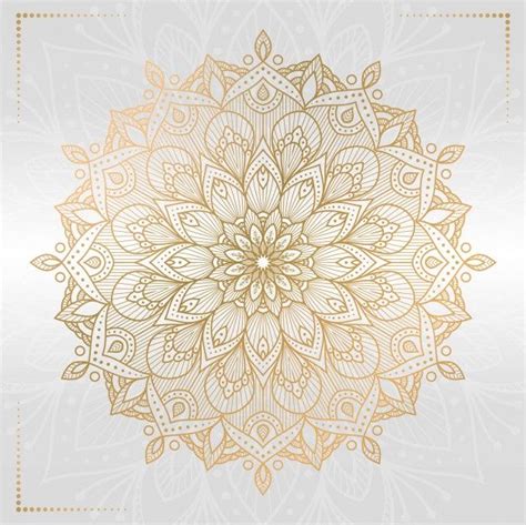 Premium Vector Elegant Mandala With White Background Islamic Art