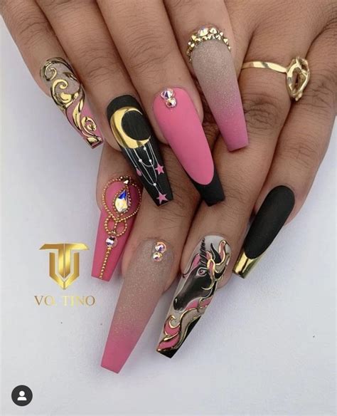 Pin By Timeeka Moore On Nail Art Nail Art Nail Designs Long Acrylic