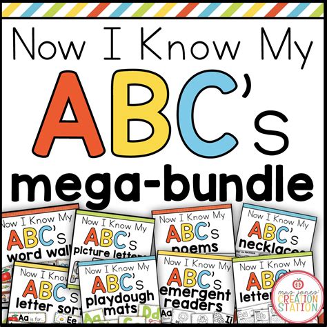 ALPHABET ACTIVITIES BUNDLE FOR LETTER RECOGNITION NOW I KNOW MY ABC S