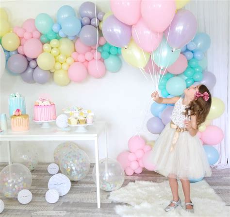 A Beautiful Pastel Sorbet Birthday Party Confetti Fair Pastel