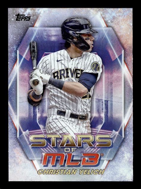 2023 Topps Stars Of MLB Christian Yelich SMLB 11 Milwaukee Brewers EBay