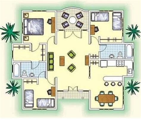 Plano De Casa De Playa Small House Plans House Plans House Floor Plans