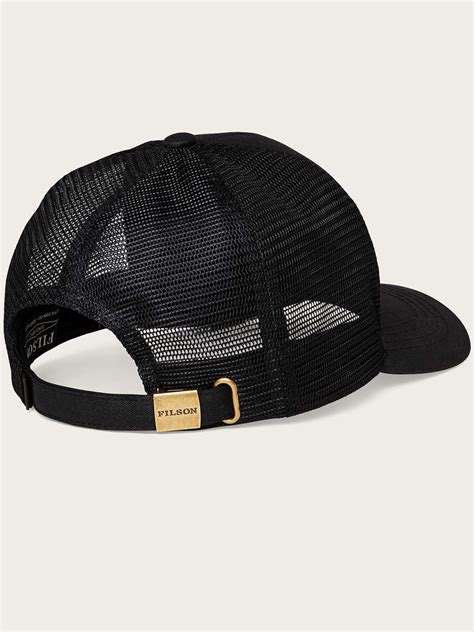 Filson Mens Black Logger Mesh Cap Designerwear