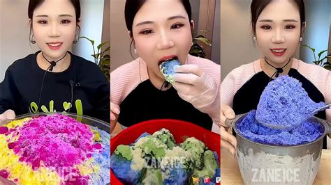 Yy Today Asmr Yy Latest Shaved Ice Eating With Matcha And Milk Powder