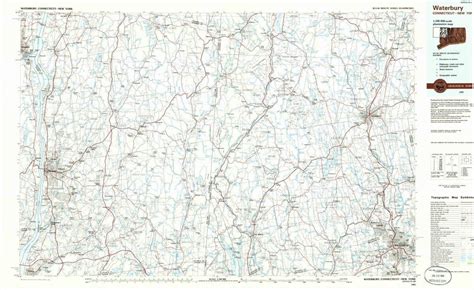 Waterbury Ct Connecticut Usgs Topographic Map Topographic