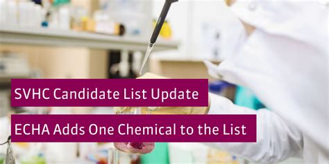 ECHA Adds One Hazardous Chemical To Candidate List IPoint