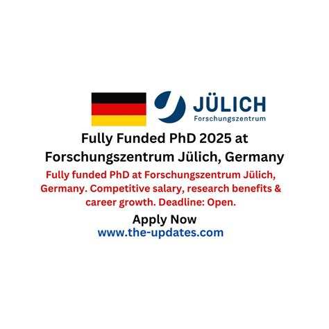 Forschungszentrum J Lich Fully Funded Scholarships Germany