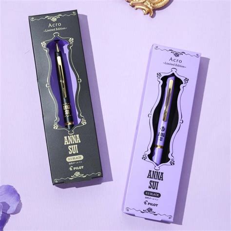 Jual Pilot Acroball Anna Sui Box Set Silver Gold Line Ballpoint Pen