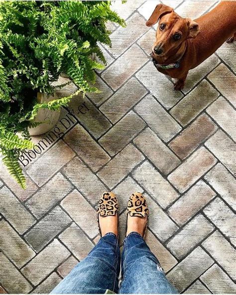 Painting Brick The Best Diy Faux Brick Patio Idea Painted Brick