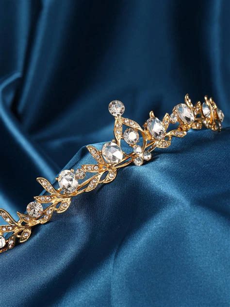 Couronne de mariée en strass diadème de princesse en cristal couronne