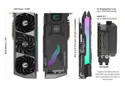 Відеокарта Zotac GAMING GeForce RTX 3090 Ti Extreme Holo 24 Gb