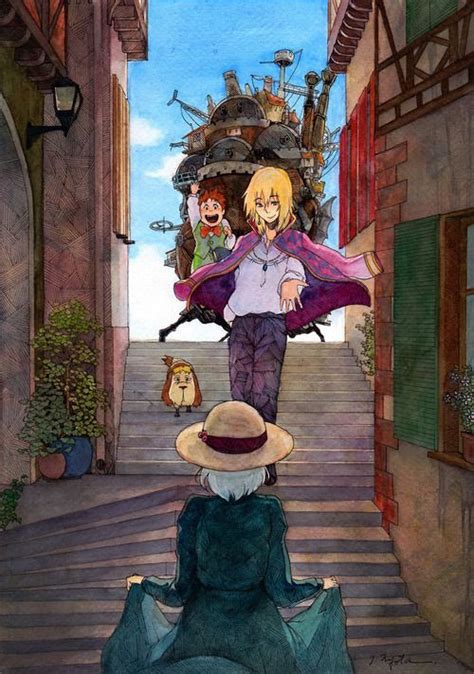 Howl S Moving Castle Hauru Sophie Studio Ghibli Studio Ghibli