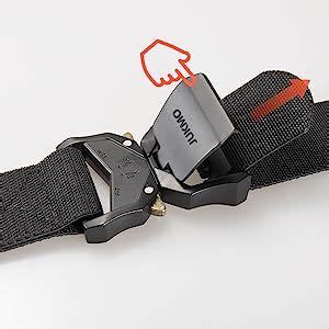 Jukmo Tactical Belt Military Hiking Rigger Nylon Web Work Belt