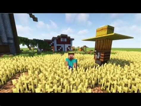 I MADE A WHEAT FARM IN MINECRAFT SURVIVAL SERIES 6 YouTube