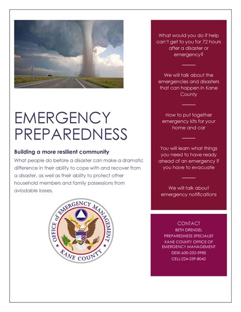 Emergency Preparedness Classes Village Of Maple Park Illinois