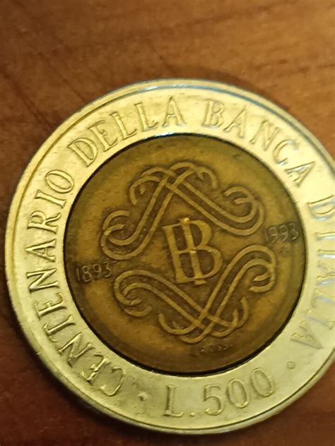 Moneta Lire Centenario Della Banca D Italia Repubblica