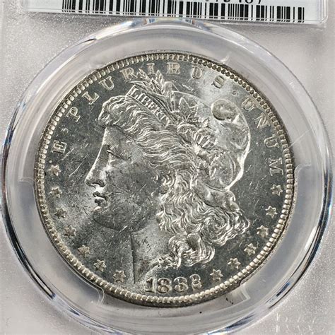 Mint Error O Morgan Silver Dollar Graded Ms Vam O S Recessed