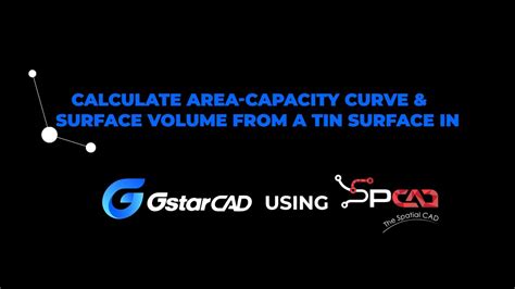 Calculate Area Capacity Curve Surface Volume From A TIN Surface In