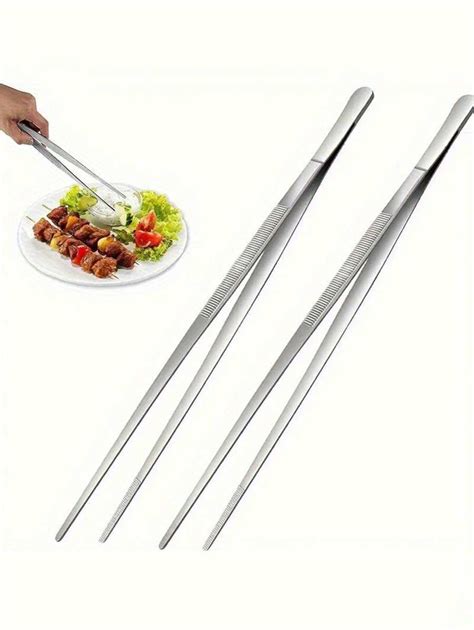 Pc Multi Function Premium Stainless Steel Cooking Tongs Thickened