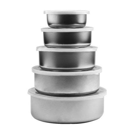 Ofenier Mixing Stainless Steel Food Storage Bowls Fresh Keeping Boxes