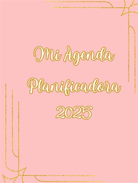 Agenda Planificador 2025 Tapa Dura Planificación Anual Mensual