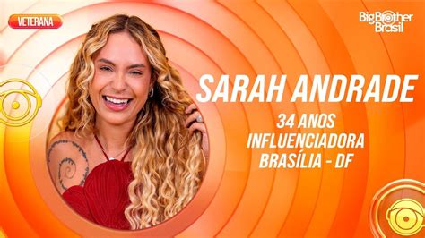 Sarah Andrade retorna ao BBB 26 como Veterana | Rede globo