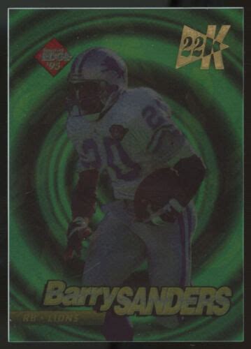 Collector S Edge Barry Sanders Edgetech K Ebay