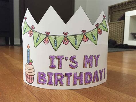 Free Printable Birthday Crown Paul Scroggs