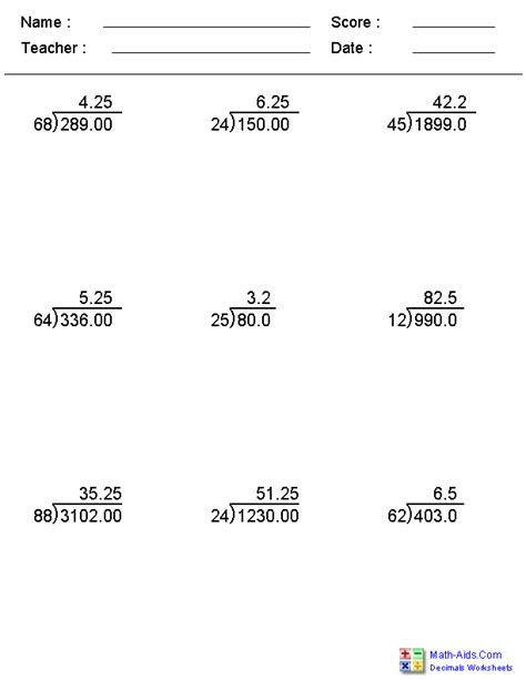 Long Division Questions For Class Jennifer Trammell S