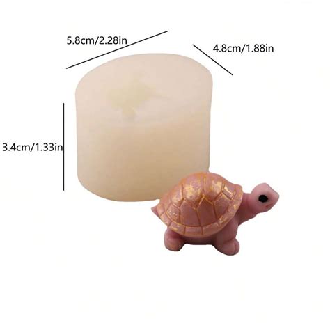 Moule En Silicone Multifonction De Tortue De Cire Pour La Maison Mode