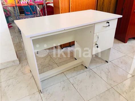 New White Melamine Ft Office Table For Sale Kottawa Ikman