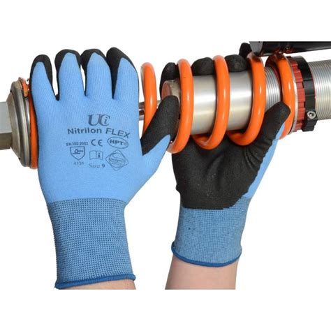 UCi Nitrilon PVC Gloves NCN Flex SafetyGloves Co Uk