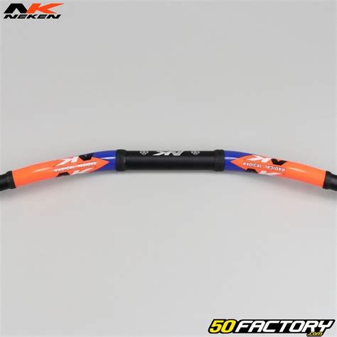 Guidon Mm Neken Radical Design Orange Et Bleu Avec Mousse Pi Ce