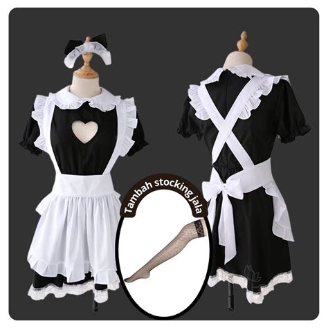 Jual Modern Lolita Costume Maid Lolita Lingerie Cosplay Maid Lolita