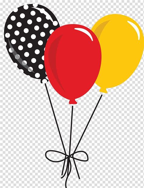 Black, red, and yellow balloons , Minnie Mouse Mickey Mouse Balloon ...