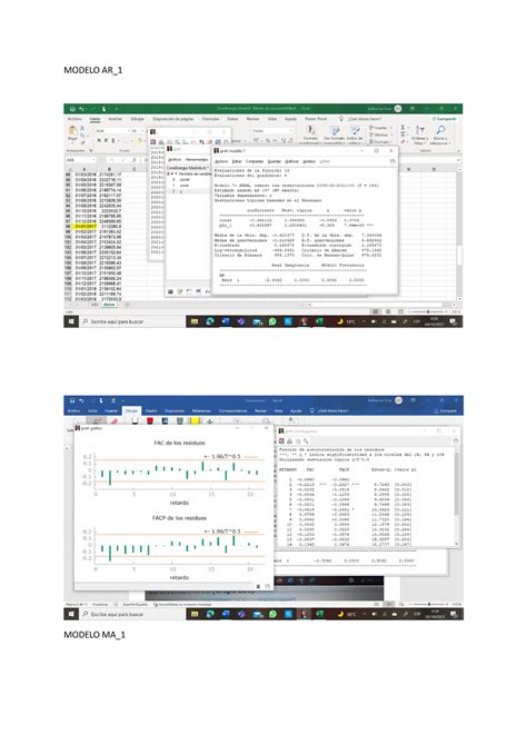 Do Parcial Econometria Ii Modelo Ar Modelo Ma Correlograma Studocu