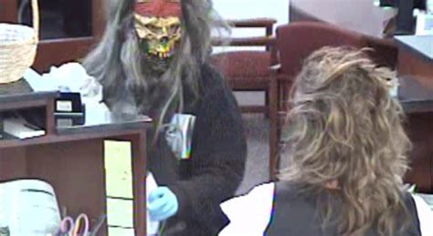 Robber Wearing Skull Mask Still On The Loose After Stealing Cash From