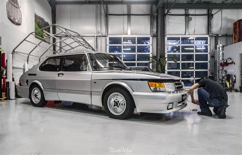 Born From Jets Saab 900 Turbo Spg Gets Vinyl Wrapped